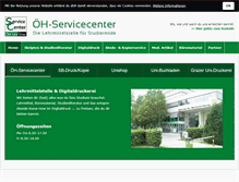 Tablet Screenshot of oeh-servicecenter.at
